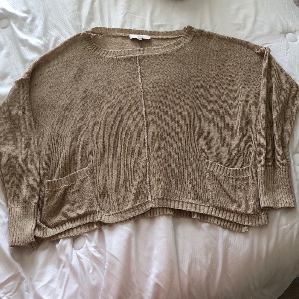 Ann Taylor LOFT sweater (see through)